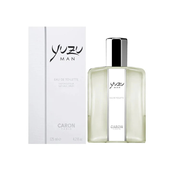 Shop Caron Yuzu Man EDT 125ml, a fresh citrus and woody fragrance with vibrant yuzu notes. Perfect daily scent for men. Available for Online Purchase.