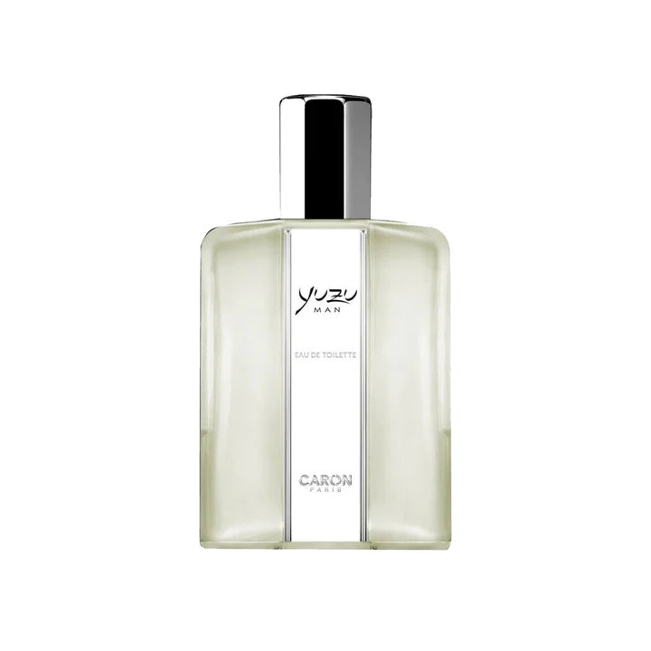 Shop Caron Yuzu Man EDT 125ml, a fresh citrus and woody fragrance with vibrant yuzu notes. Perfect daily scent for men. Available for Online Purchase.