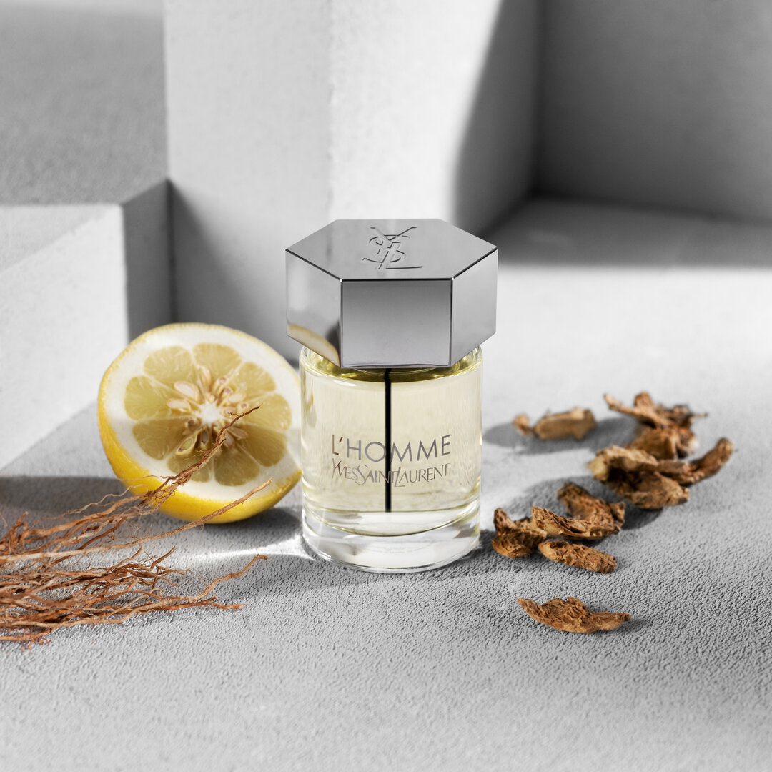 Yves Saint Laurent L’Homme Eau de Toilette 100ml men’s fragrance bottle available online at Paris Gallery Qatar