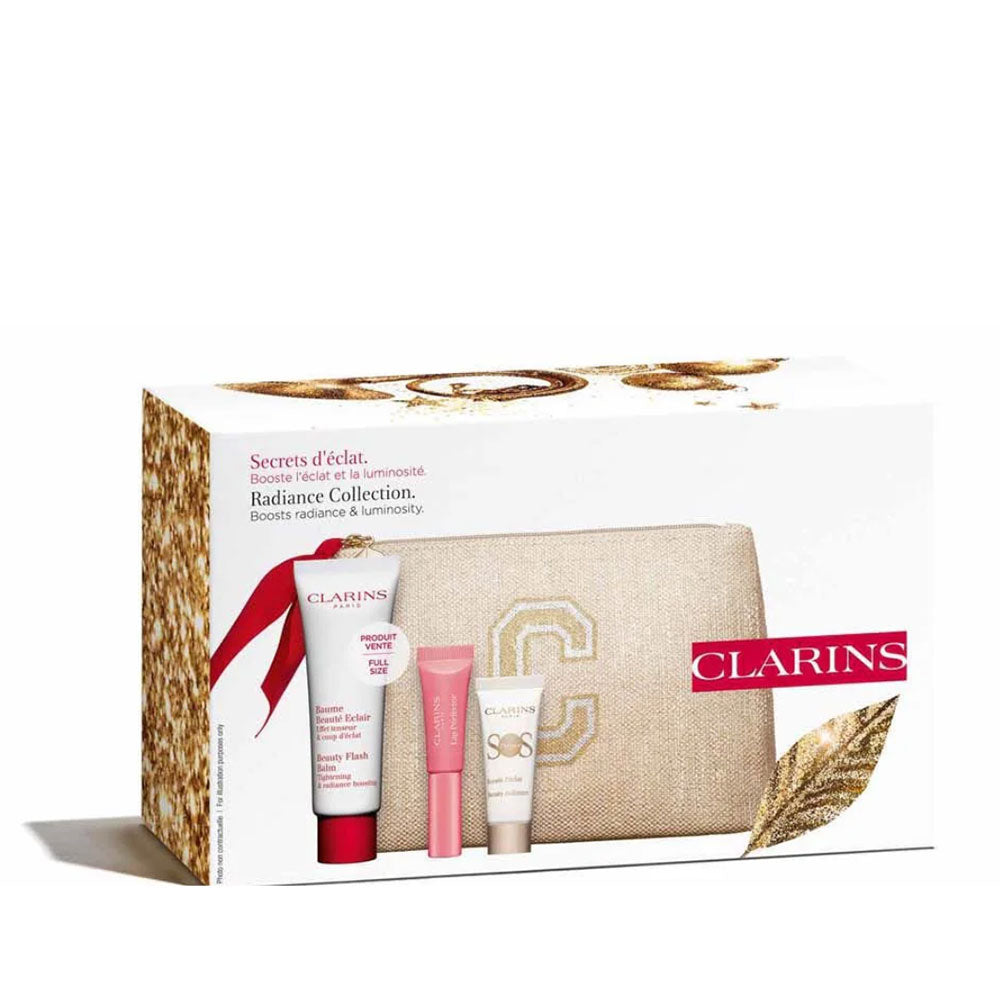 مجموعة هدايا Clarins Radiance Collection Beauty Flash Balm