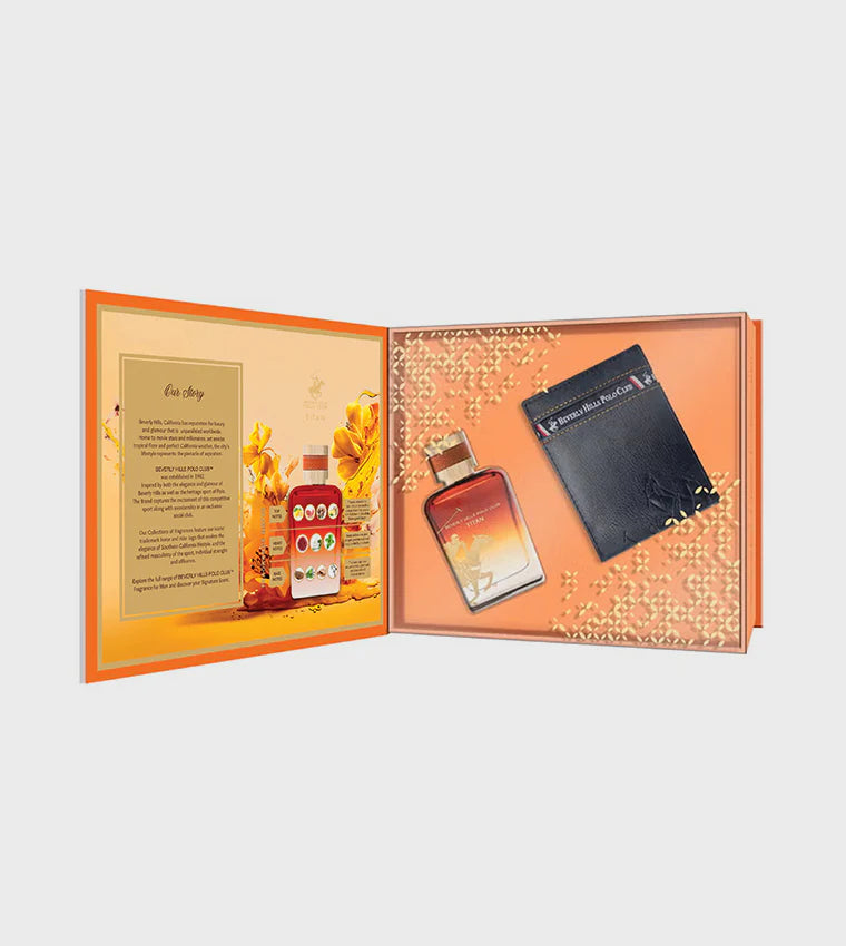 BHPC Gift Collection Titan EDP 100ml with Wallet – luxury fragrance gift set at Paris Gallery Qatar