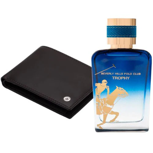 BHPC Gift Collection Trophy EDP 100ml with Wallet – luxury fragrance gift set at Paris Gallery Qatar