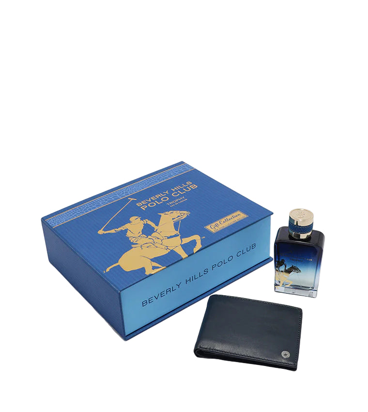 BHPC Gift Collection Trophy EDP 100ml with Wallet – luxury fragrance gift set at Paris Gallery Qatar
