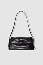 By Far Puffy Tilda Lamb Nappa Leather Black – luxury leather handbag at Paris Gallery Qatar