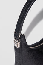 By Far Rhea Large Grain Leather Black – elegant black leather handbag at Paris Gallery Qatar