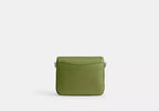 Coach CV437 women dark stone green leather top handle bag elegant flap design Find Online Today Paris Gallery Qatar