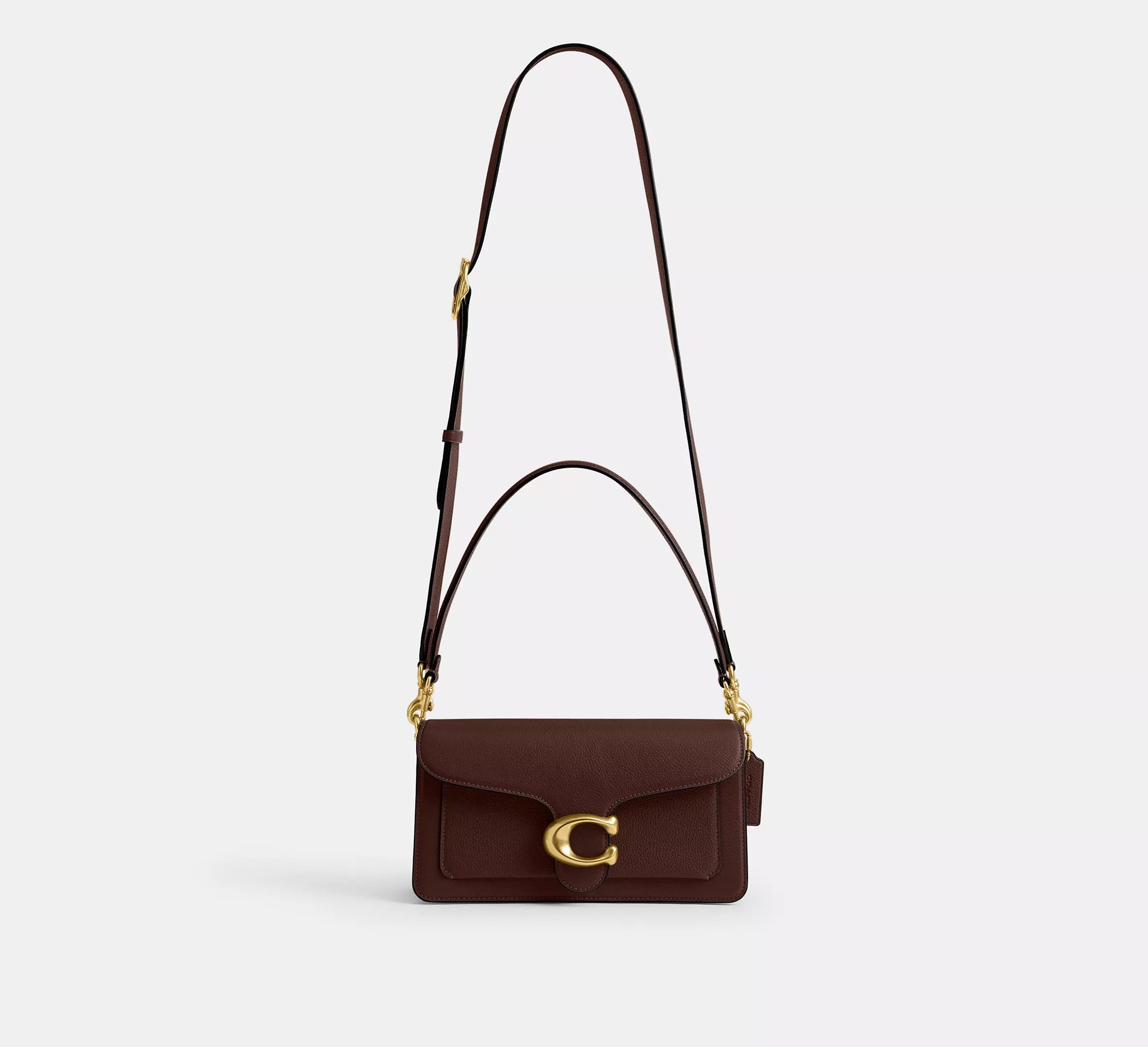 Coach CH857 Tabby Women’s Merlot Leather Shoulder Bag