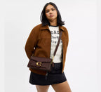 Coach CH857 Tabby Women’s Merlot Leather Shoulder Bag