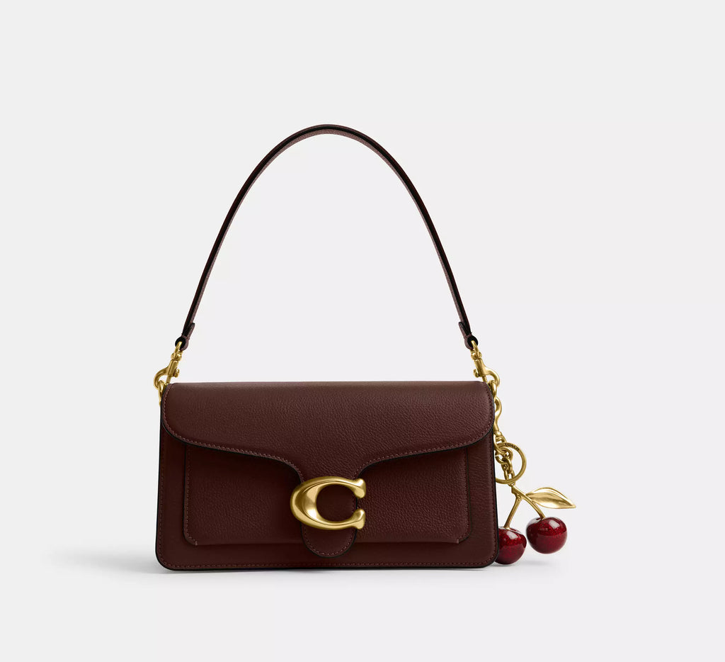 Coach CH857 Tabby Women’s Merlot Leather Shoulder Bag