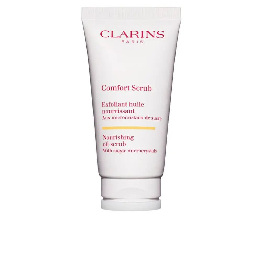 Clarins Comfort Scrub Exfoliating Nourishing Oil 50ml available at Paris Gallery Qatar