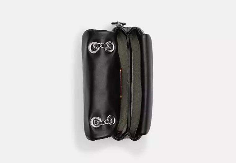 Coach Women’s Black Quilted Leather Chain Shoulder Bag