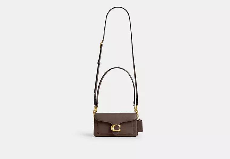 Coach Tabby Women’s Dark Stone Leather Shoulder Bag