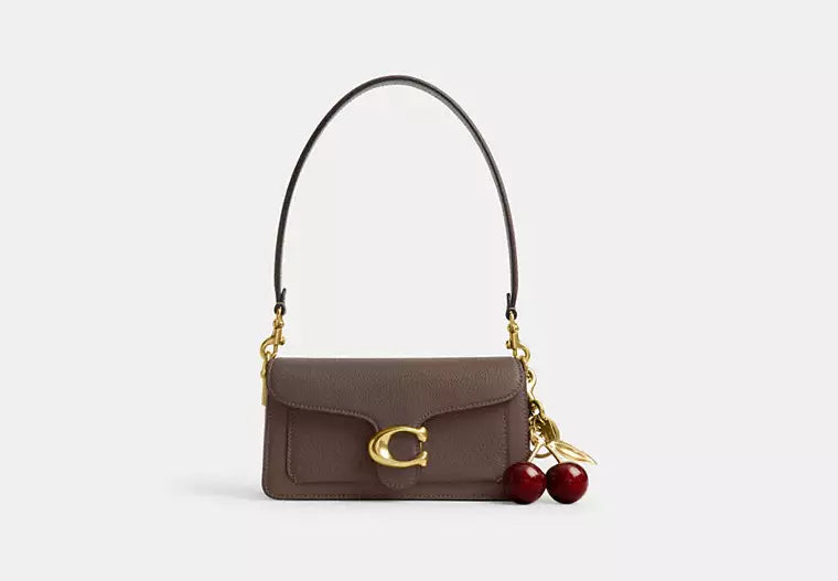 Coach Tabby Women’s Dark Stone Leather Shoulder Bag