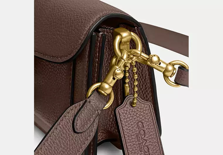 Coach Tabby Women’s Dark Stone Leather Shoulder Bag