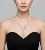Bronzallure Cultured Fresh Water Pearl Peach Necklace