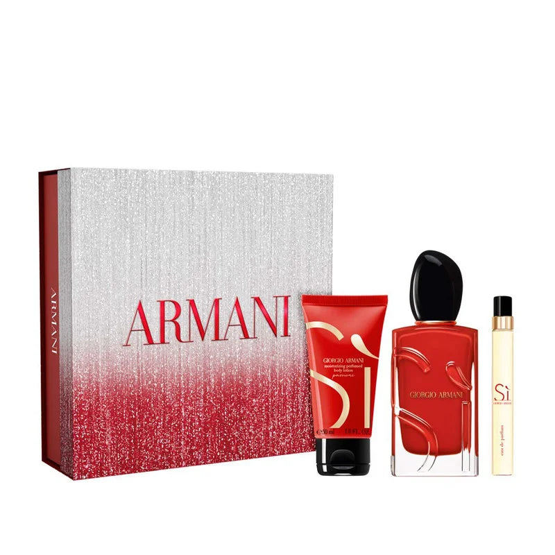 Giorgio Armani Si Passione Eau De Parfum Set 100ml + 10ml + Body Lotion 50ml Secondary image