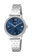 Esprit July Women’s Silver Watch with Blue Dial and Crystal Bezel – Paris Gallery Qatar