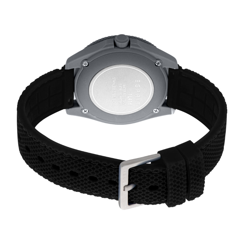 ESPRIT Men & Women's Dark Grey Color Watch available at Paris Gallery Qatar