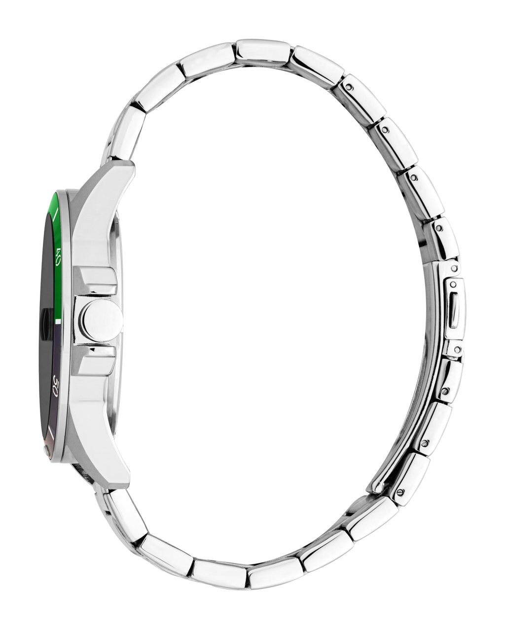 Esprit Men’s Black Dial Watch with Green Bezel – Paris Gallery Qatar
