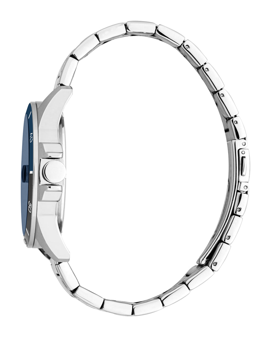 Esprit Men’s Blue Dial Watch with Stainless Steel Bracelet and Date Display – Paris Gallery Qatar