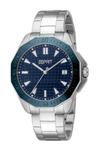 Esprit Men’s Octagon Blue Dial Watch with Stainless Steel Bracelet – Paris Gallery Qatar