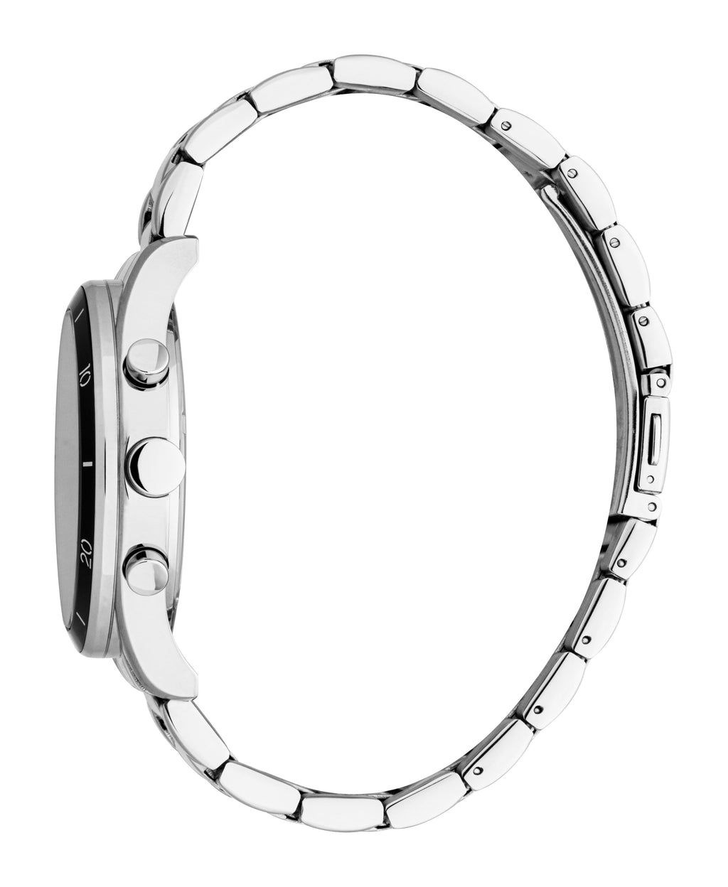 Esprit Men’s Silver & Black Dial Silver-Tone Chronograph Watch – Paris Gallery Qatar