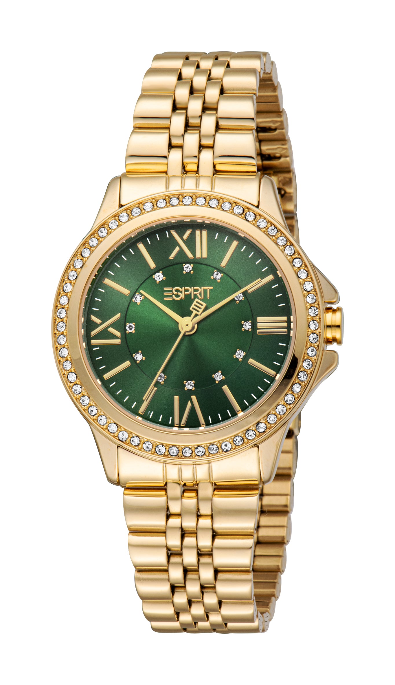Esprit Paisley Green Dial Women’s Watch – Paris Gallery Qatar