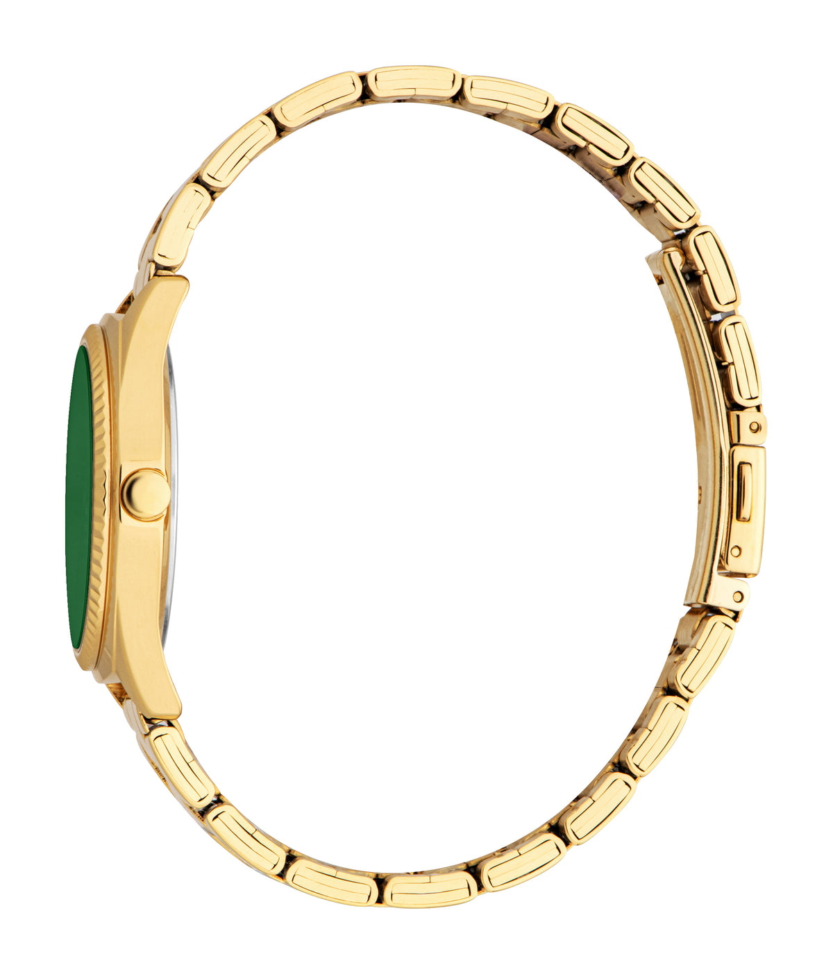 Esprit Uma Women’s Gold Watch with Green Dial and Crystal Bezel Esprit Uma Women’s Gold Watch with Green Dial and Crystal Bezel