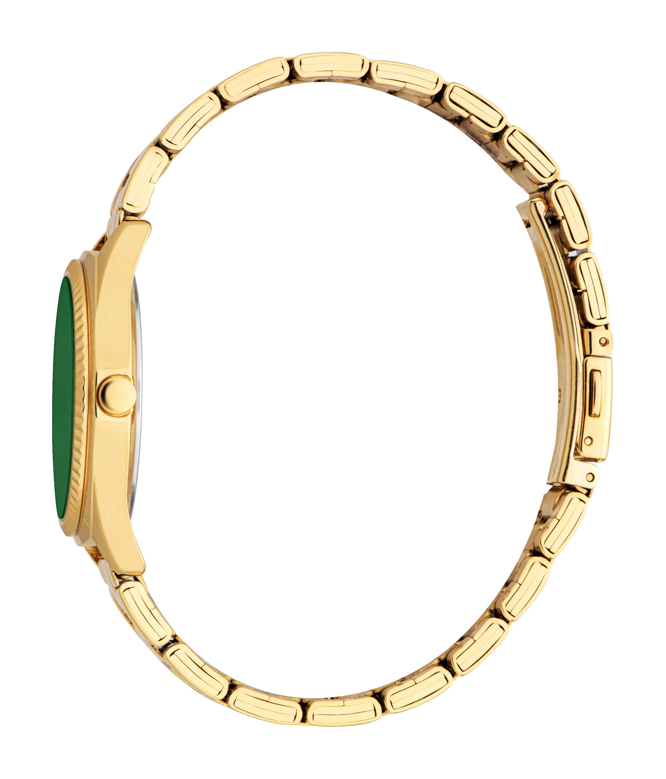 Esprit Uma Women’s Gold Watch with Green Dial and Crystal Bezel – Paris Gallery Qatar