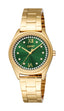 Esprit Uma Women’s Gold Watch with Green Dial and Crystal Bezel – Paris Gallery Qatar