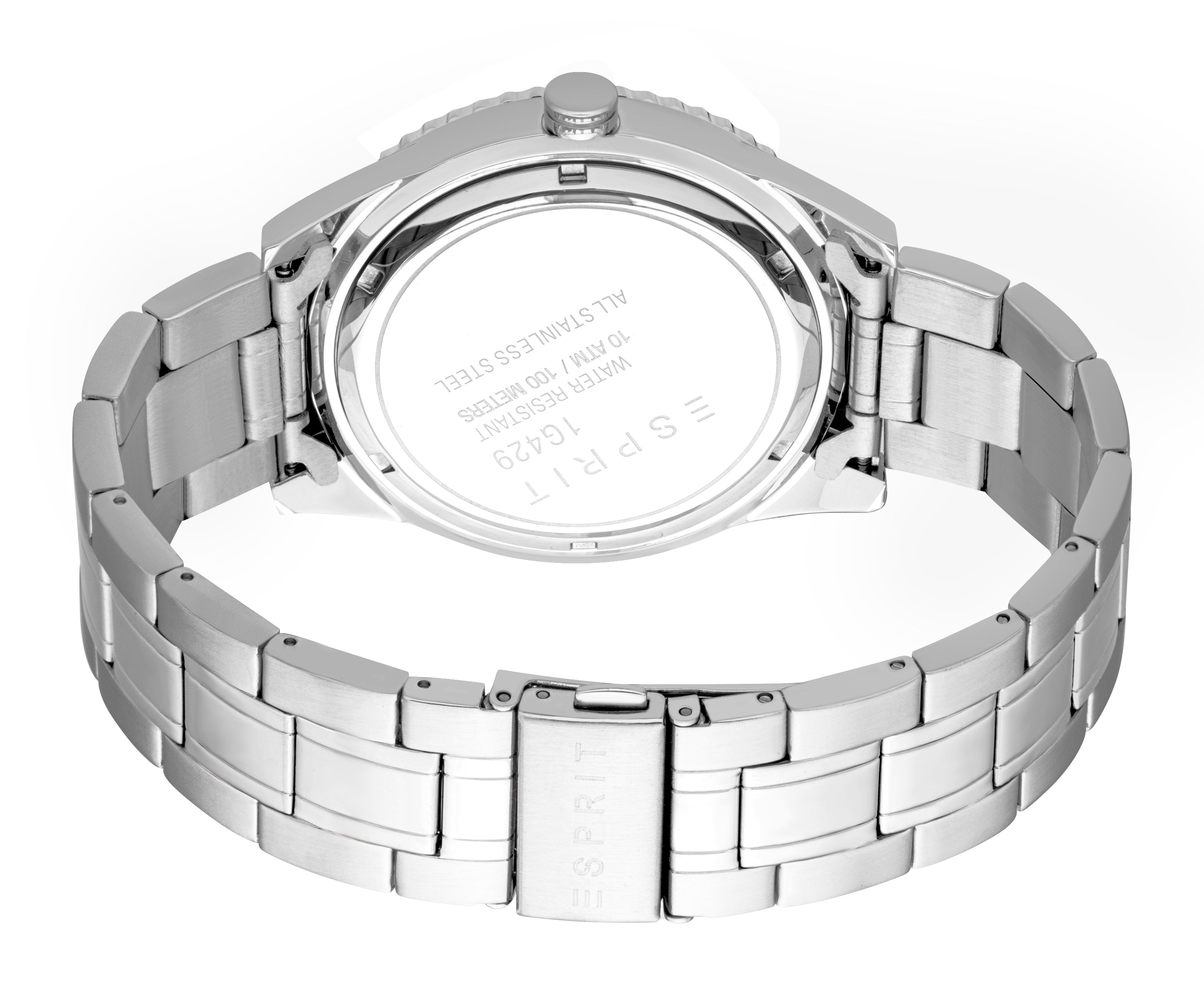 Esprit Waylon Men’s Stainless Steel Watch Blue Dial Date Display 10 ATM – Paris Gallery Qatar