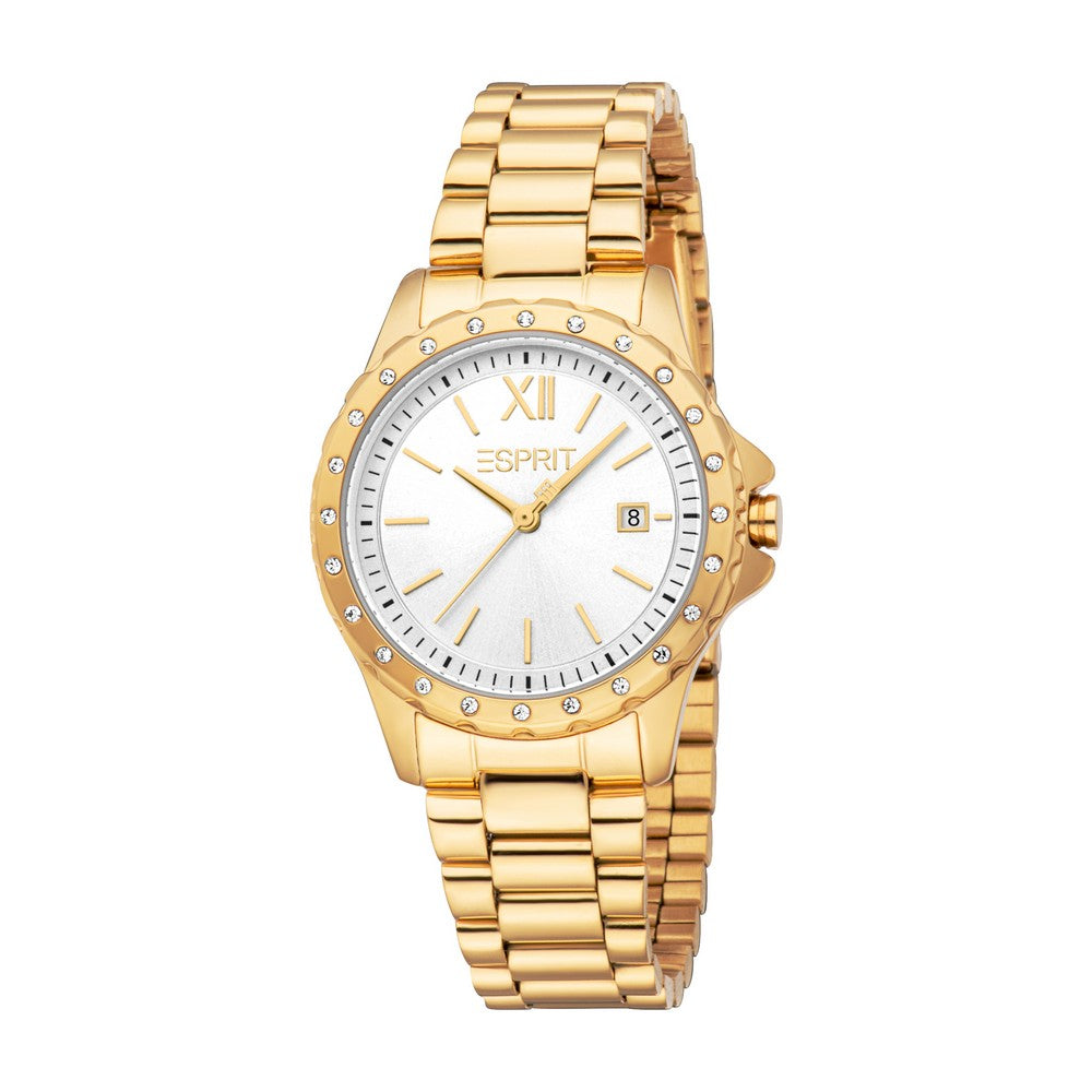 Esprit Women's Gold Stainless Steel Watch – Paris Gallery Qatar