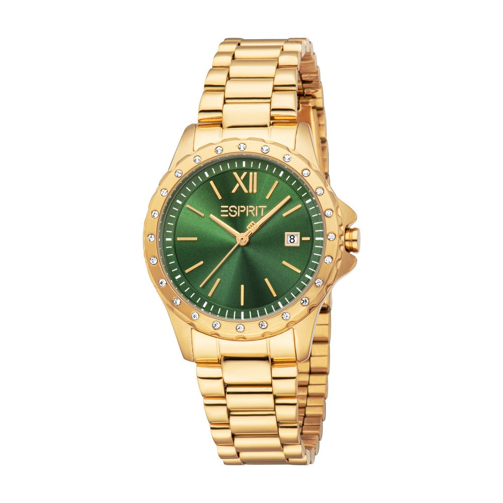 Esprit Women's Gold Stainless Steel Watch – Paris Gallery Qatar