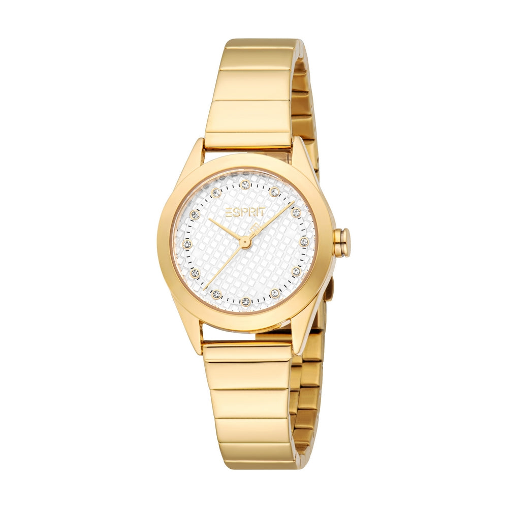 Esprit Women Watch Gold Color Case Silver Dial Gold Color Esprit Women Watch Gold Color Case Silver Dial Gold Color