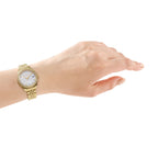 Esprit Women’s Gold Watch with White Mother-of-Pearl Dial – Paris Gallery Qatar