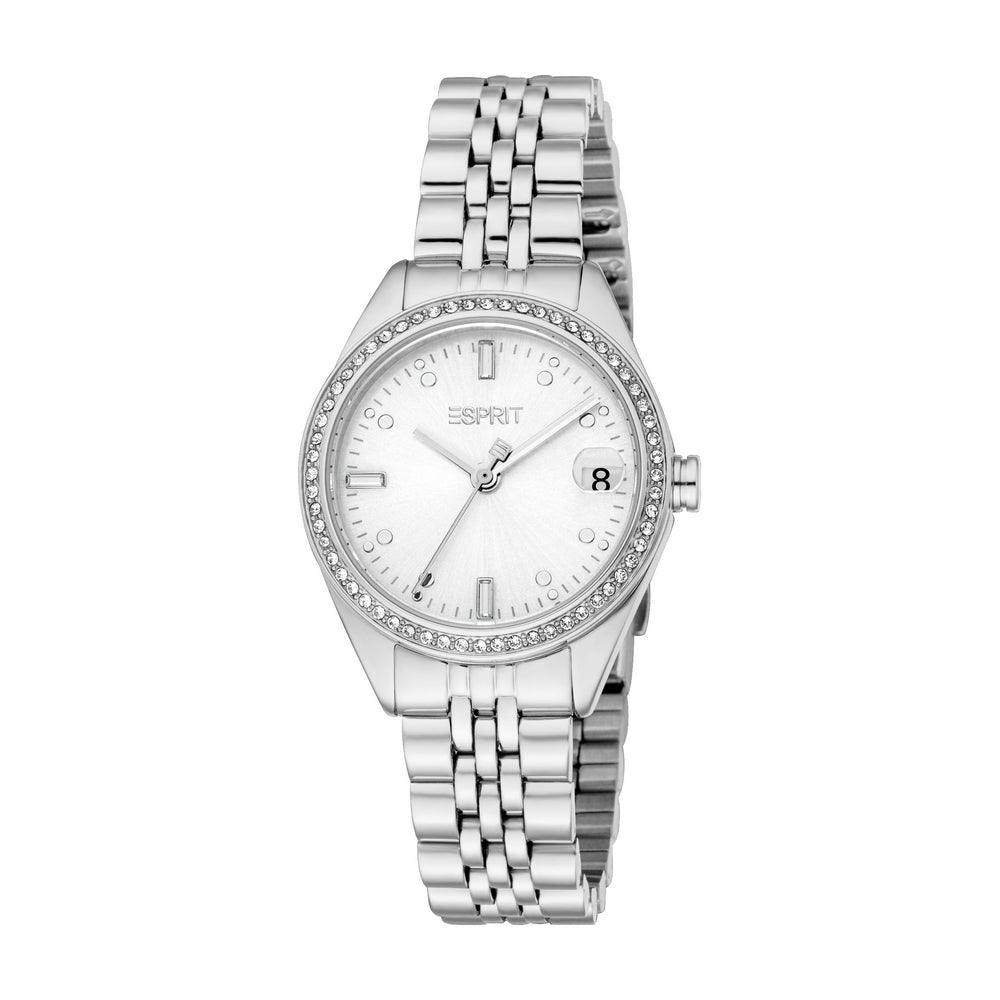 Esprit Women’s Silver Watch with Silver Dial and Stainless Steel Strap – Paris Gallery Qatar