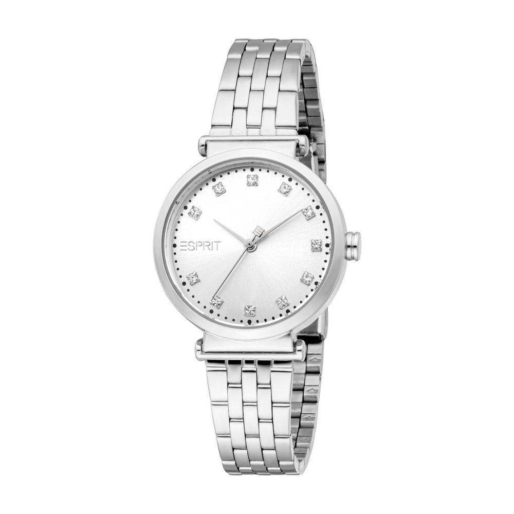 Esprit Women Watch Silver Color Case Silver Dial Stainless Steel