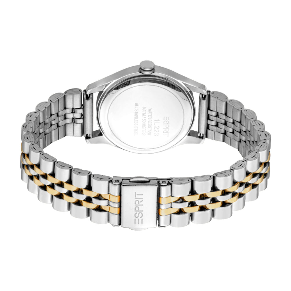 ESPRIT Women's Watch with Two Tone Silver and Gold Color – Paris Gallery Qatar