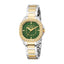 Esprit Women’s Two-Tone Silver & Gold Watch with Dark Green Dial – Paris Gallery Qatar