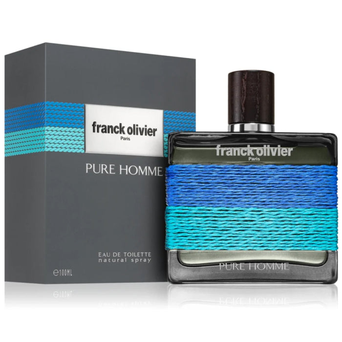 Franck Olivier Pure Homme EDT For Men 100ml – premium men’s fragrance at Paris Gallery Qatar