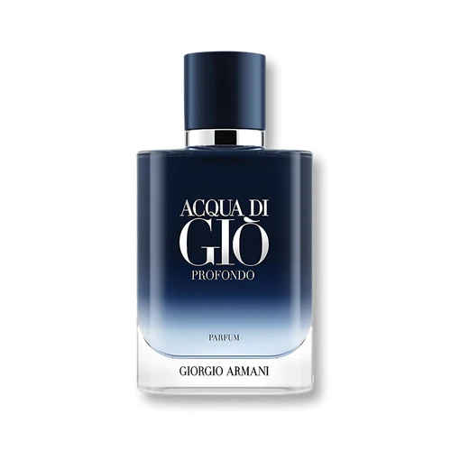 Giorgio Armani Acqua Di Giò Profondo Eau de Parfum 100ml men's aquatic fragrance with blue refillable bottle Main image