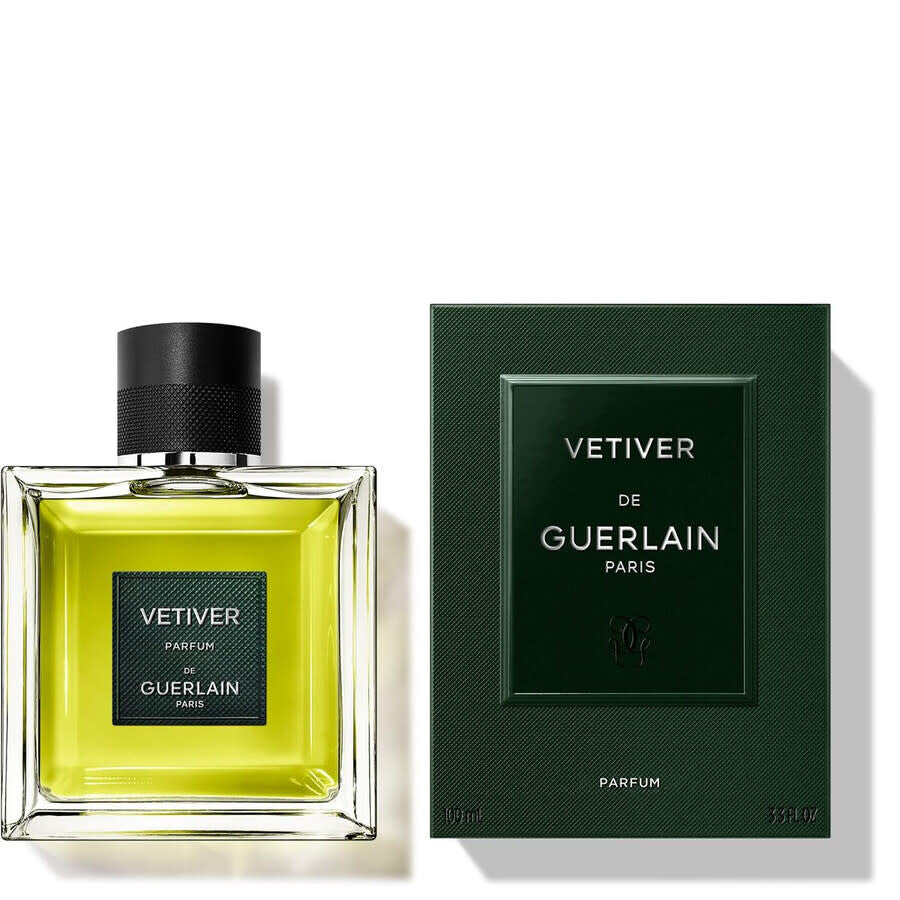 Guerlain Vetiver Parfum 100ml masculine woody fragrance available at Paris Gallery Qatar