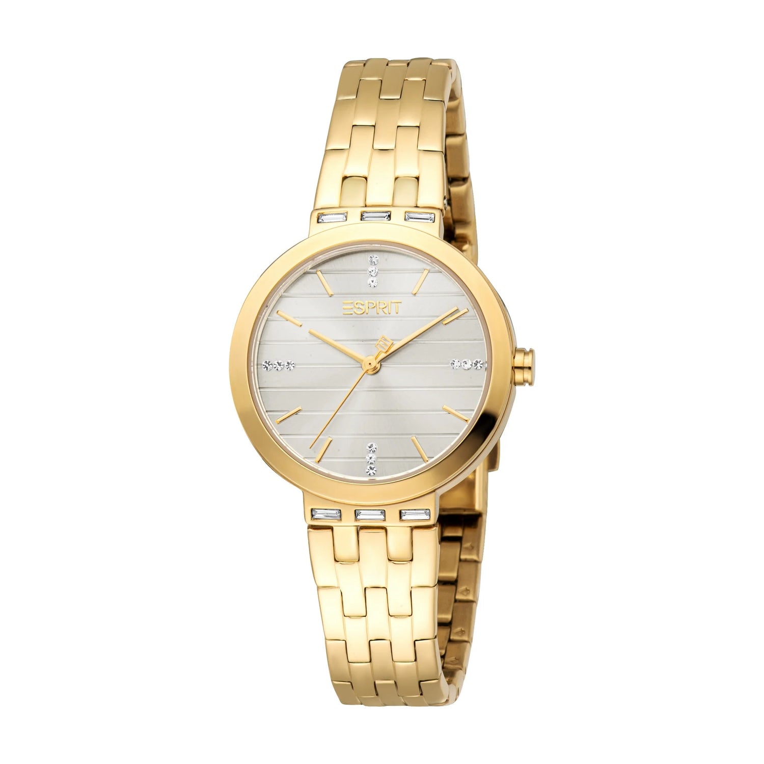 Esprit Savannah Ladies Grey Dial Gold Watch &amp; Jewellery Set