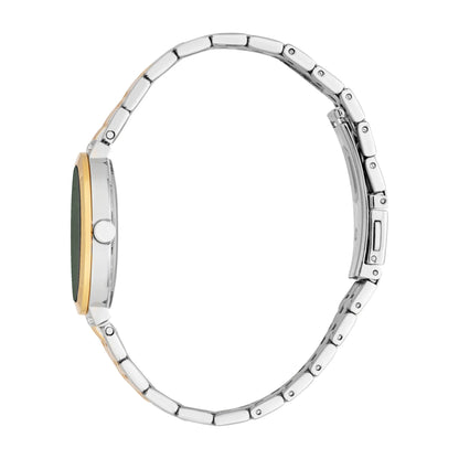 Esprit Savannah Ladies Green Dial Two Tone Watch &amp; Jewellery Set