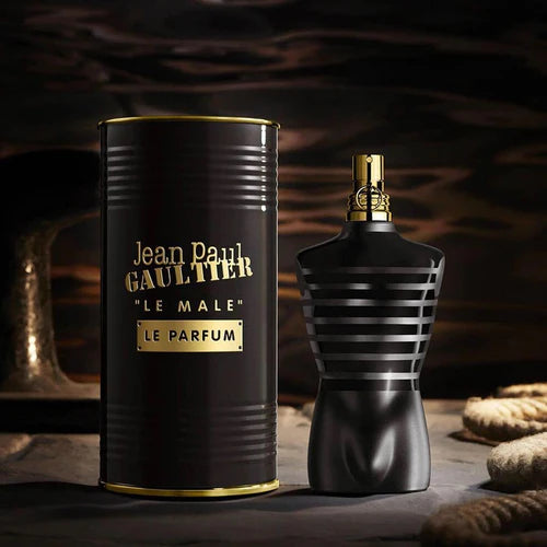 Jean Paul Gaultier Le Male Le Parfum Eau de Parfum Intense 125ml men's fragrance bottle