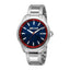 Just Cavalli Men’s Silver Watch with Blue Dial – Paris Gallery Qatar