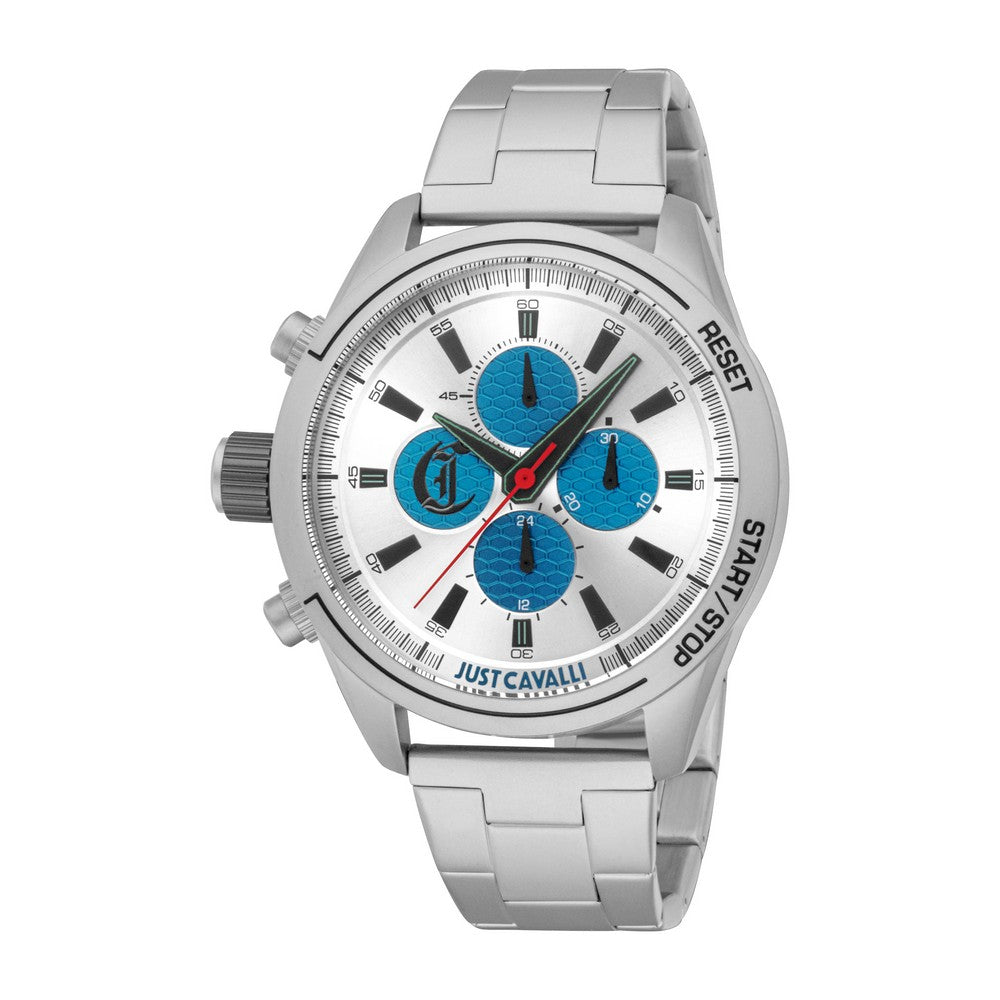 Just Cavalli Silver Dial Men’s Watch – Paris Gallery Qatar