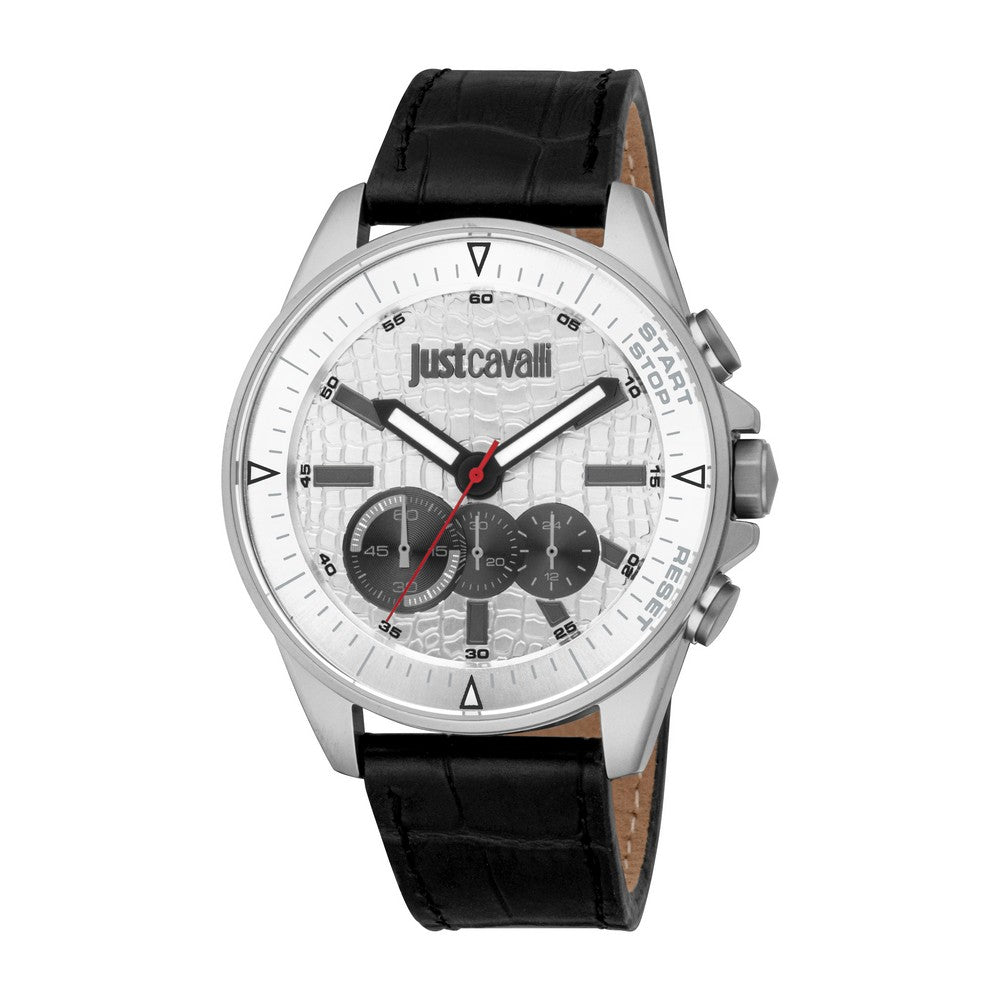 Just Cavalli Silver Dial Men’s Watch – Paris Gallery Qatar