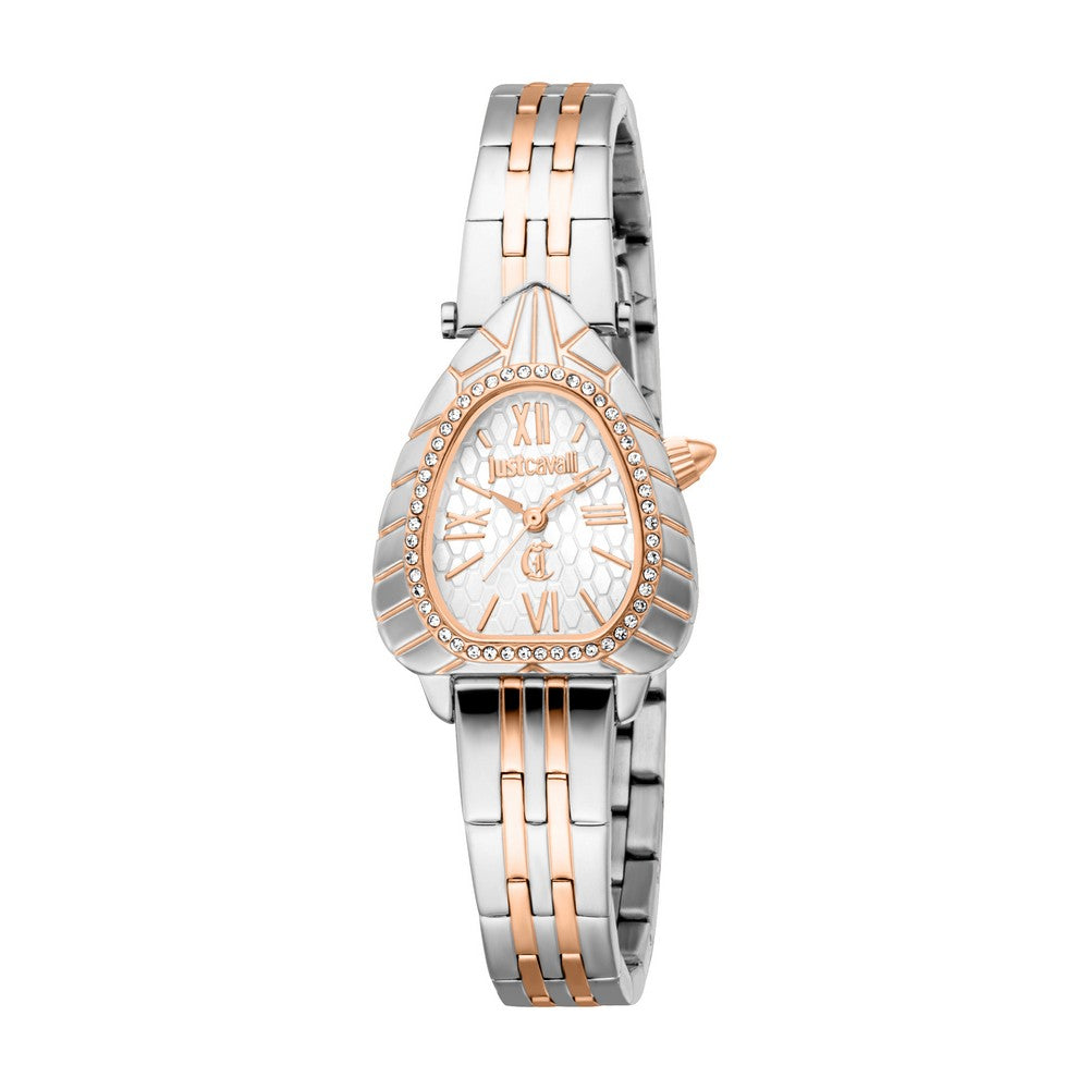 Just Cavalli Two Tone Silver & Rose Gold Women's Watch
