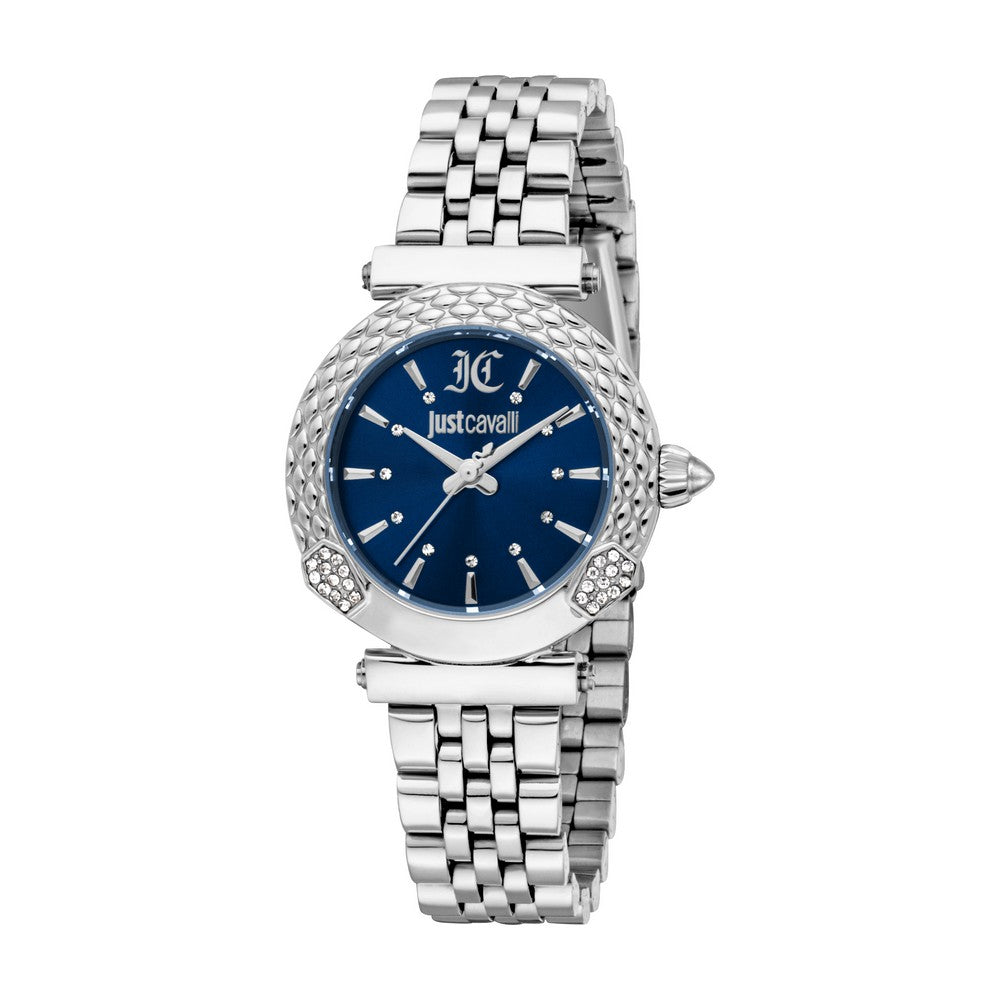 Just Cavalli Watch Women silver blue dial